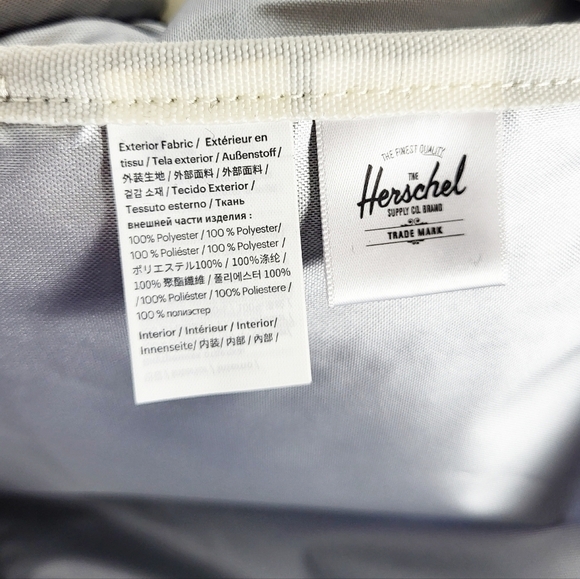 HERSCHEL Black Fleece Small Grove Backpack NWT - Picture 9 of 9